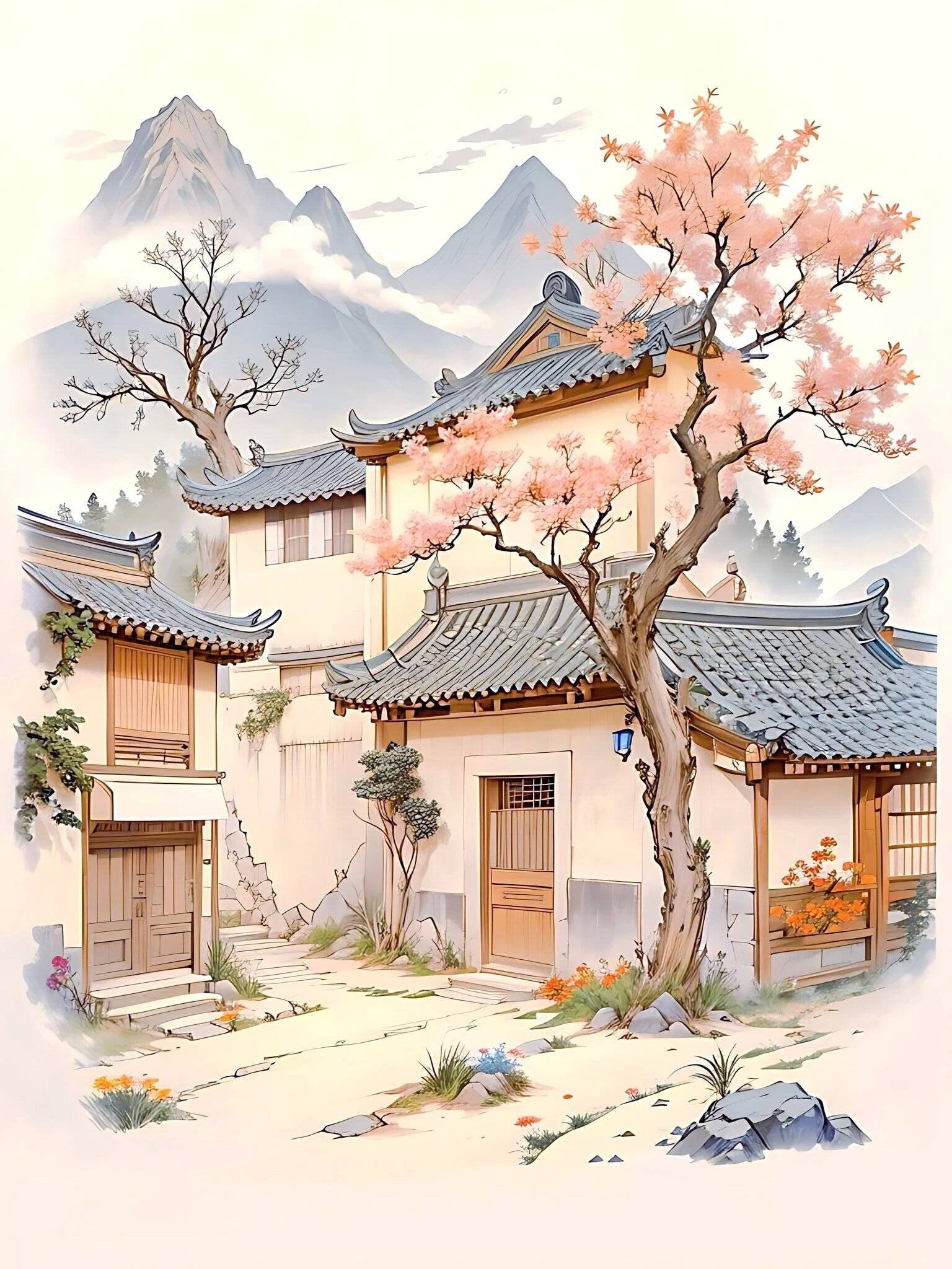 中国插画师唯美治愈图片