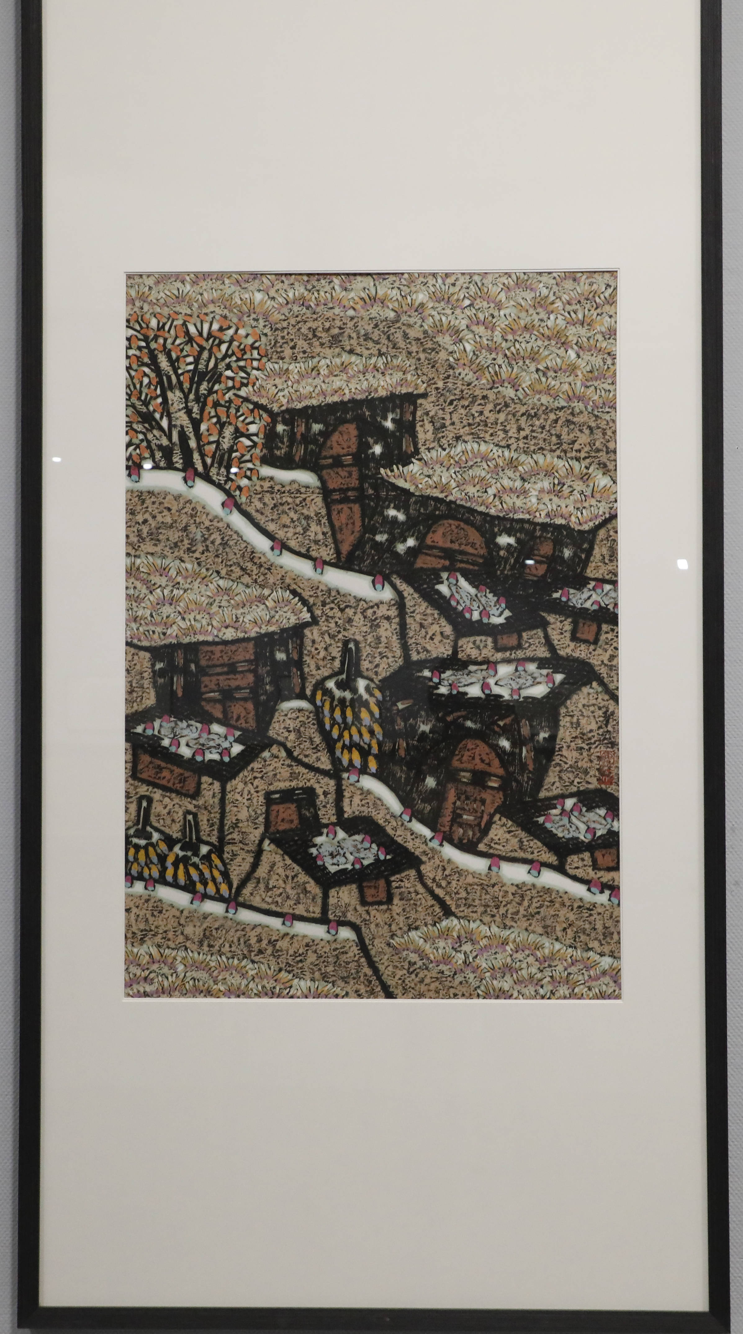 祝贺|"落彩织锦——罗平安中国山水画展"在陕西省美术博物馆开幕_展览