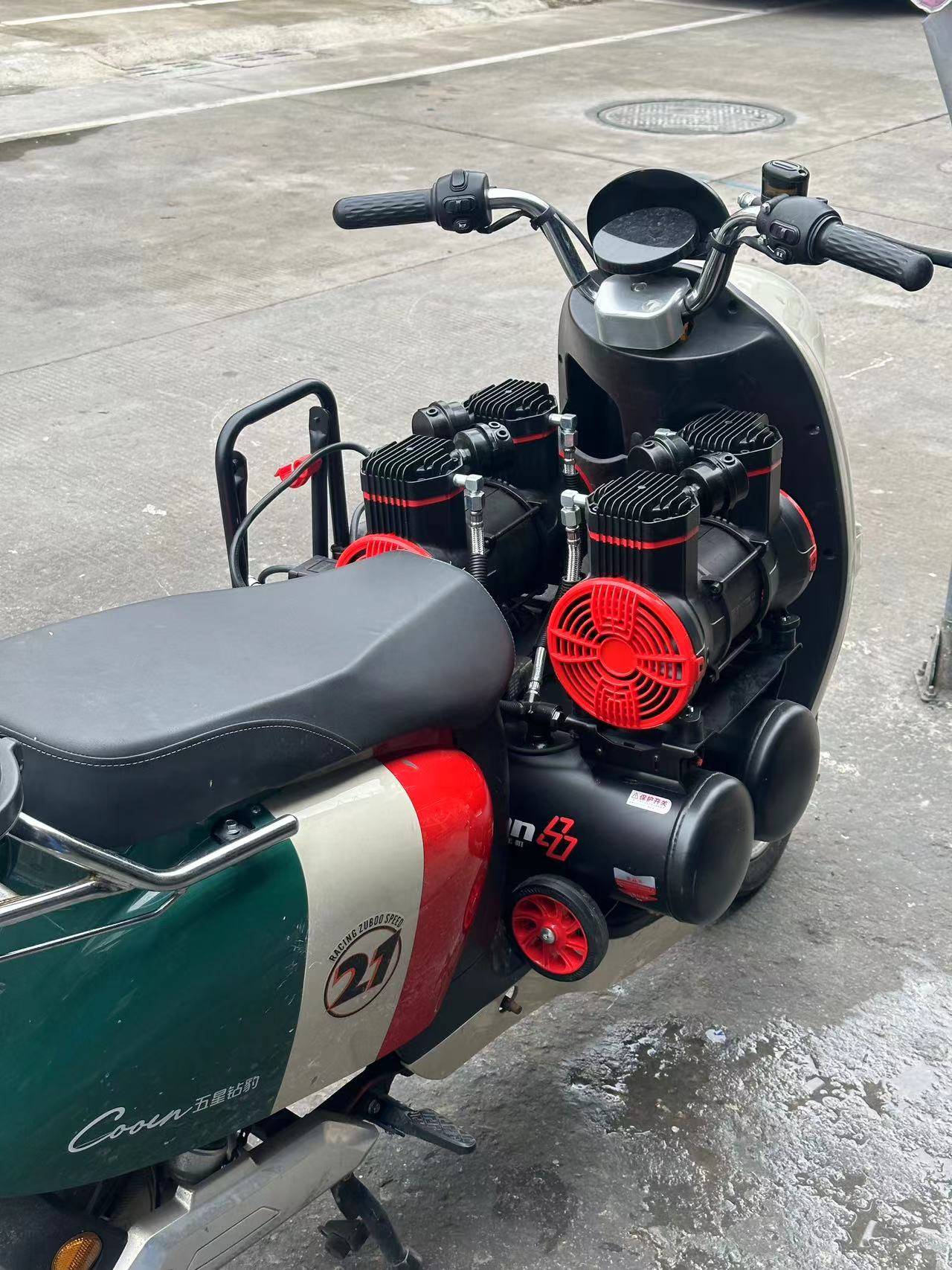 南宁盛田空压机220v/380v无油静音外墙真石漆水包砂喷涂专用打气泵