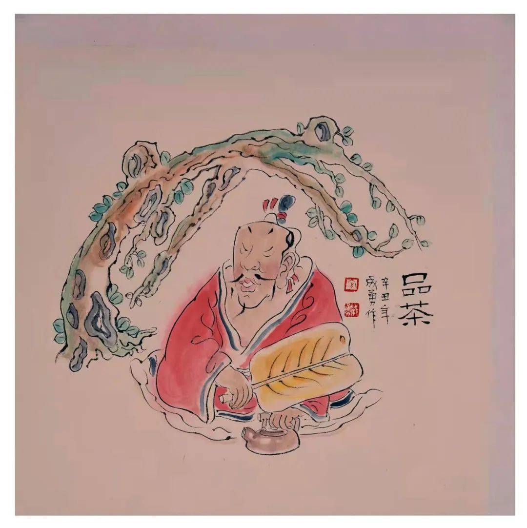 2022中国艺术研究院黎青水墨漫画高研班师生习作