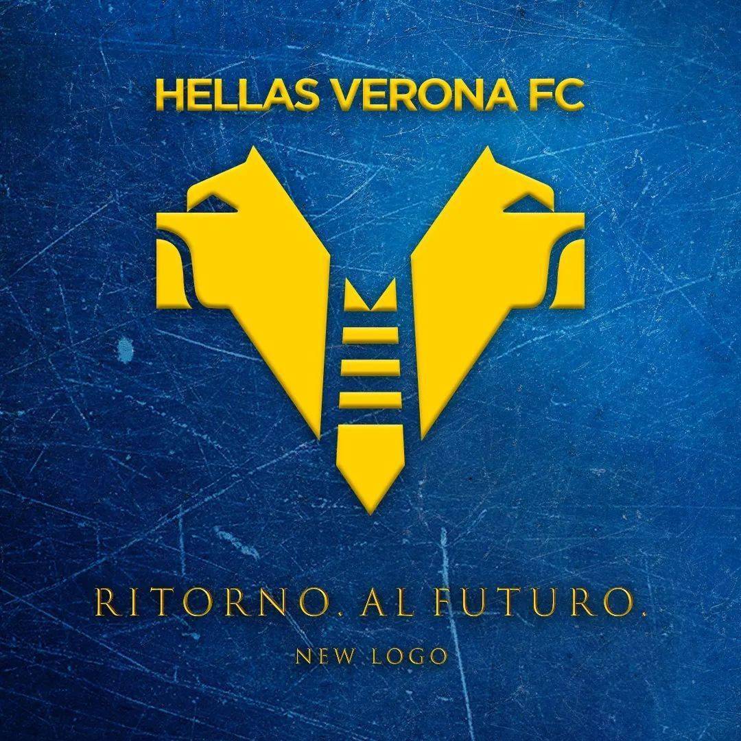 08 hellas verona fc意甲维罗纳俱乐部官方宣布正式更换俱乐部队徽