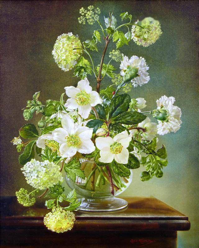 海量古典花卉油画高清作品图集50幅