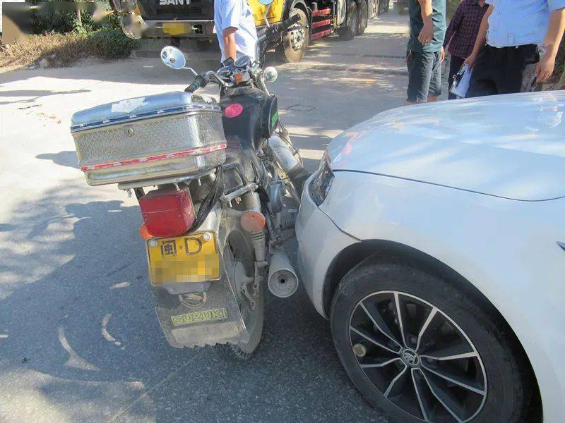 事故警示 | 同安一輛摩托車撞上小汽車,釀下慘禍!