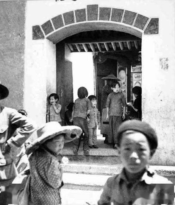 1938年的云南保山老照片80年前宝山城乡景观及人物风貌