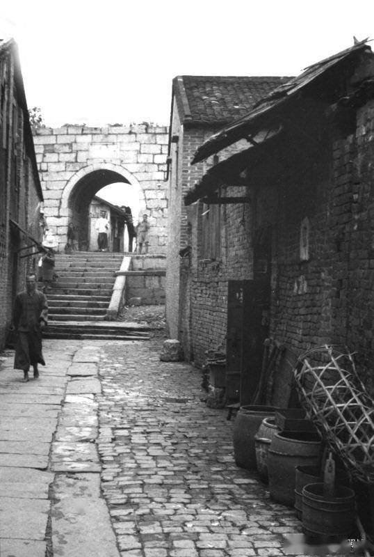 1930年代广西平南县老照片民国平南城乡风光及特色人物风貌