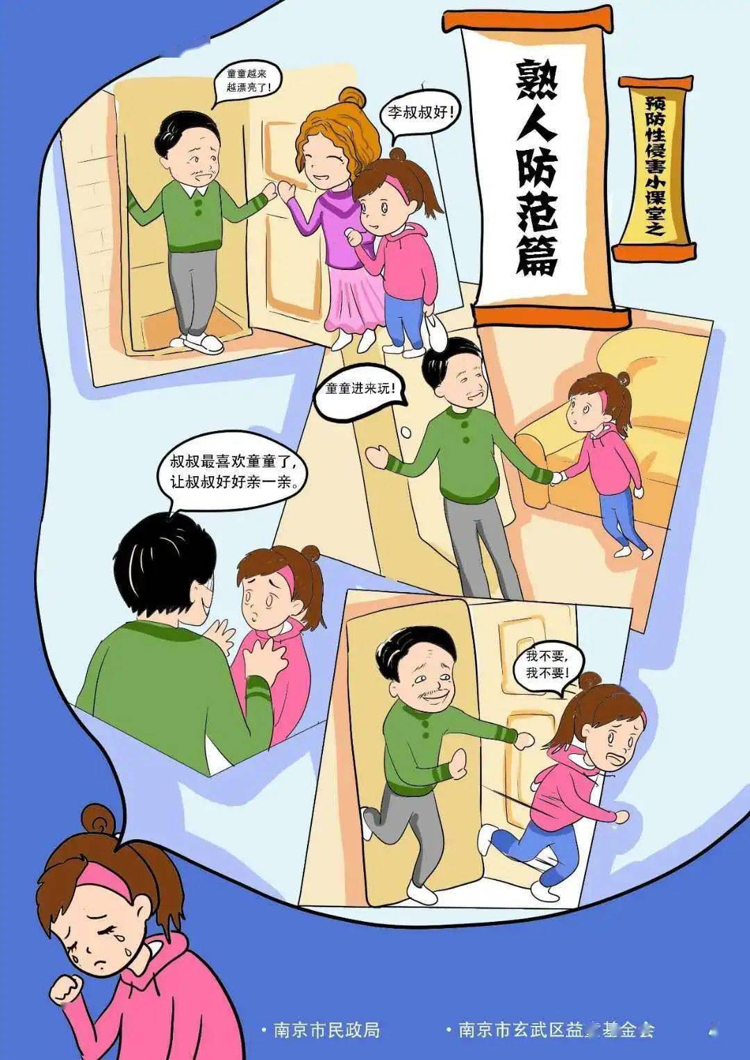 儿童防性侵系列漫画小课堂