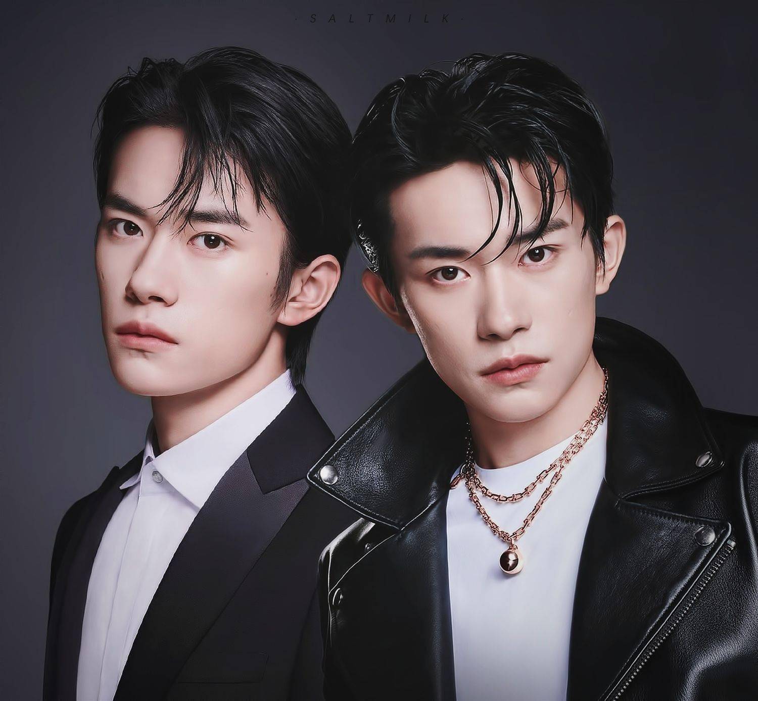 饭制易烊千玺双a大片王炸气场全开