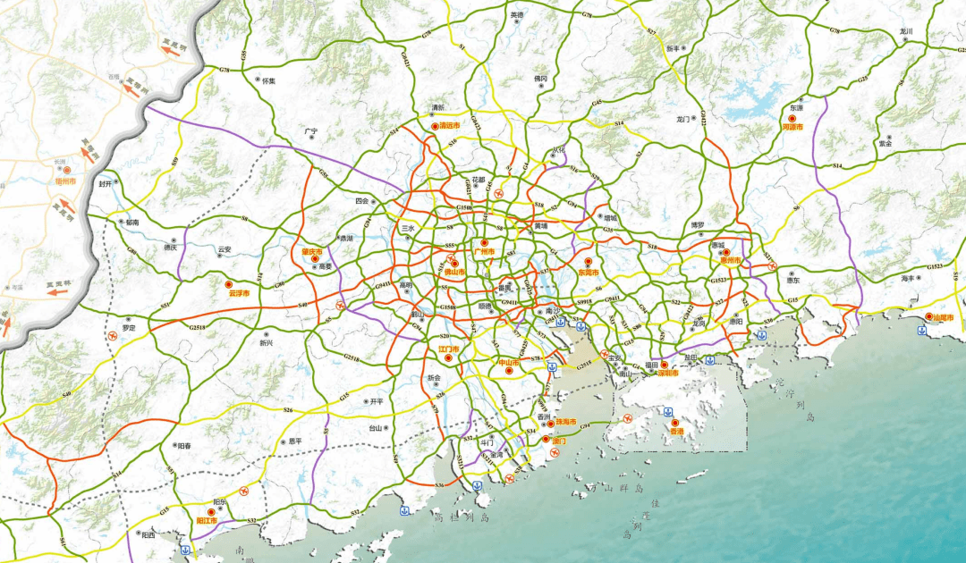 广东高速公路规划2035图片