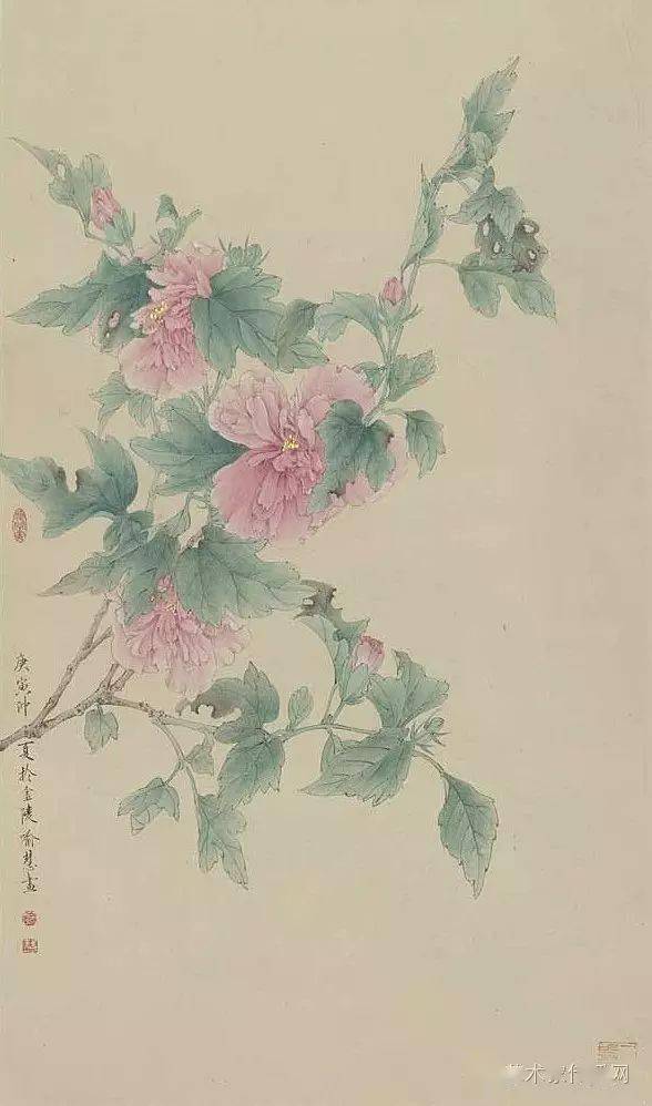 其特点归纳如下:以线造型是中国画技法的特点,也是工笔画的基础和骨干