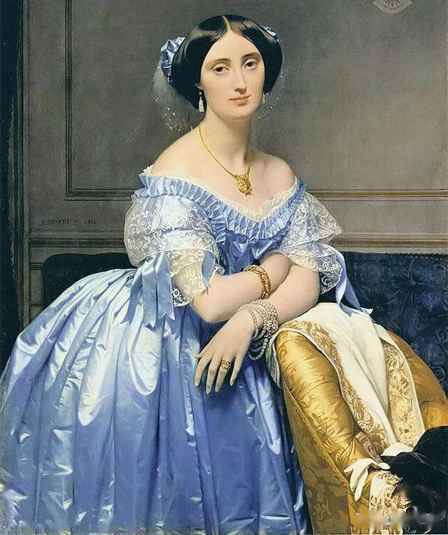 安格尔被誉为"新古典主义"的旗帜人物,擅长创作女性人体油画,他对文艺