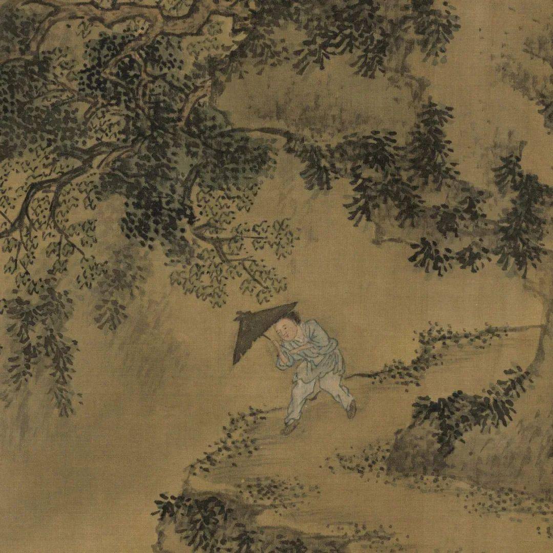 古代山水画中的一场雨_风雨