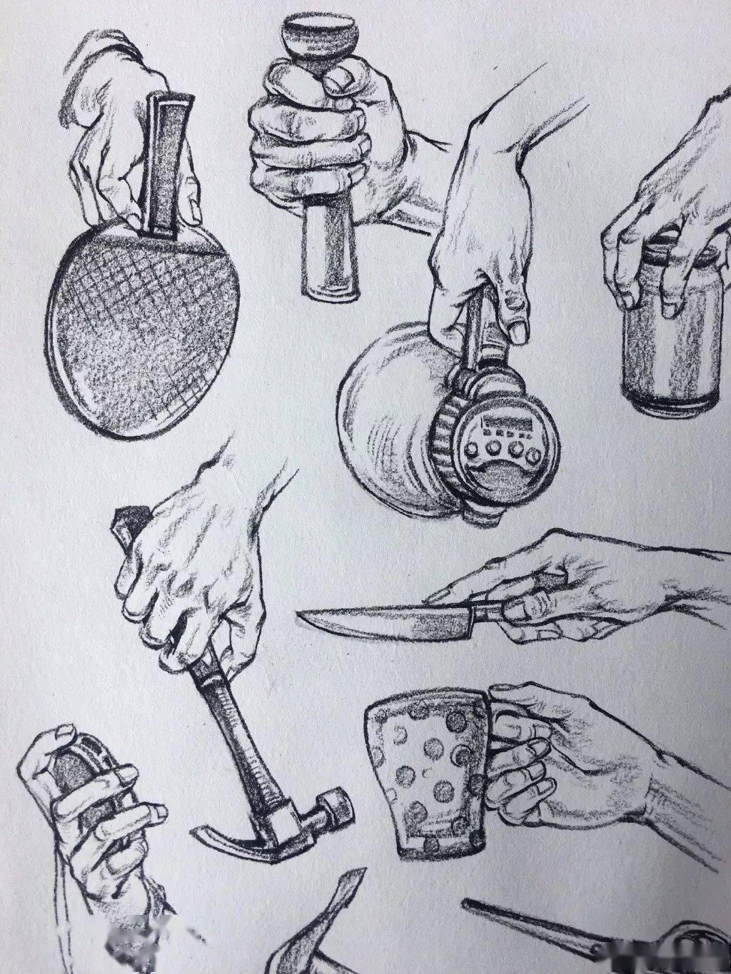 速写这样画很精彩只要了解这些知识写生就不会丑爆了