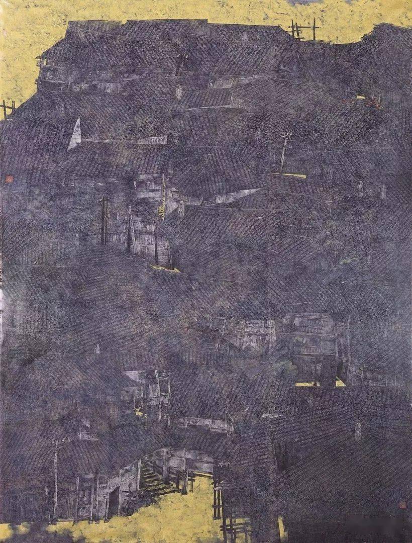 苗乡清明备耕忙 李玥都 200cm×182cm 中国画心语·屋语 李元勋 180cm