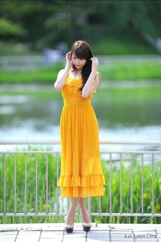 黄裙小姐姐 清新脱俗