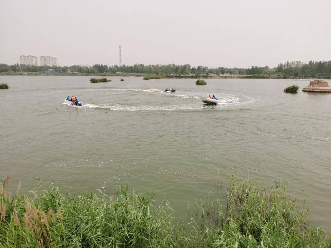 清河县开展2020年度防汛应急水域救援演练