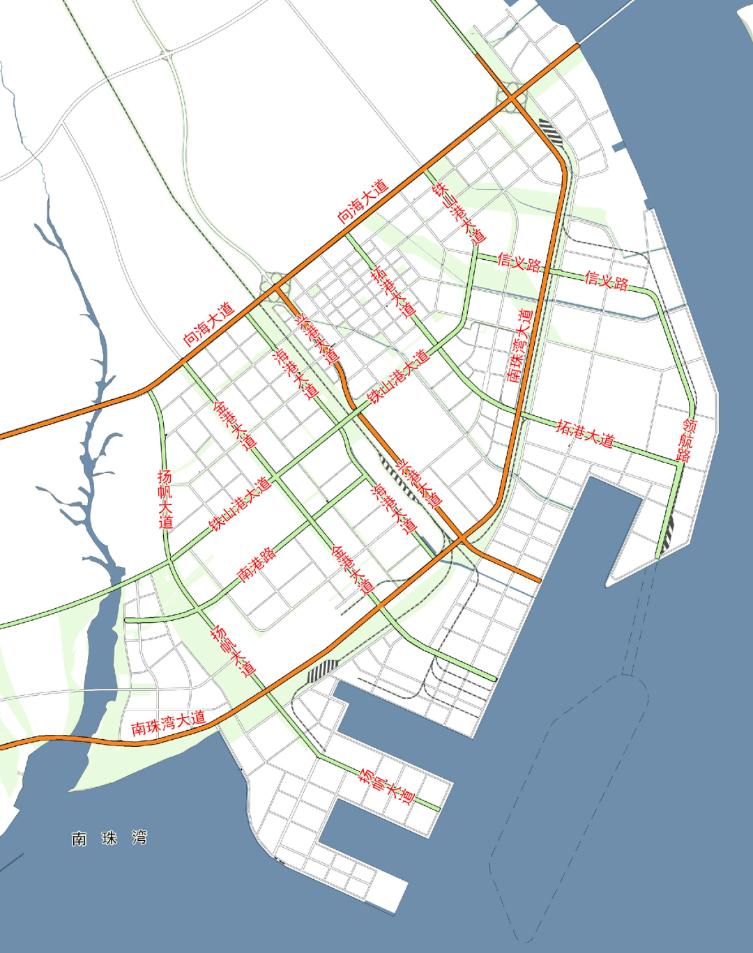北海路名大调整海景大道改叫廉州湾大道