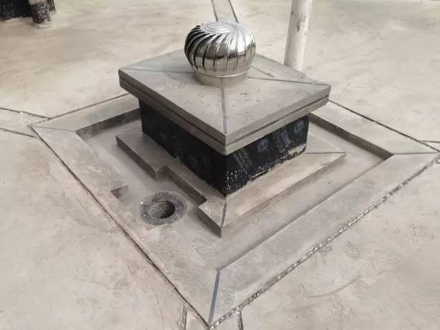 雨水斗节点效果屋面r角施工效果屋面r角施工效果风井,排气管抹灰及r角