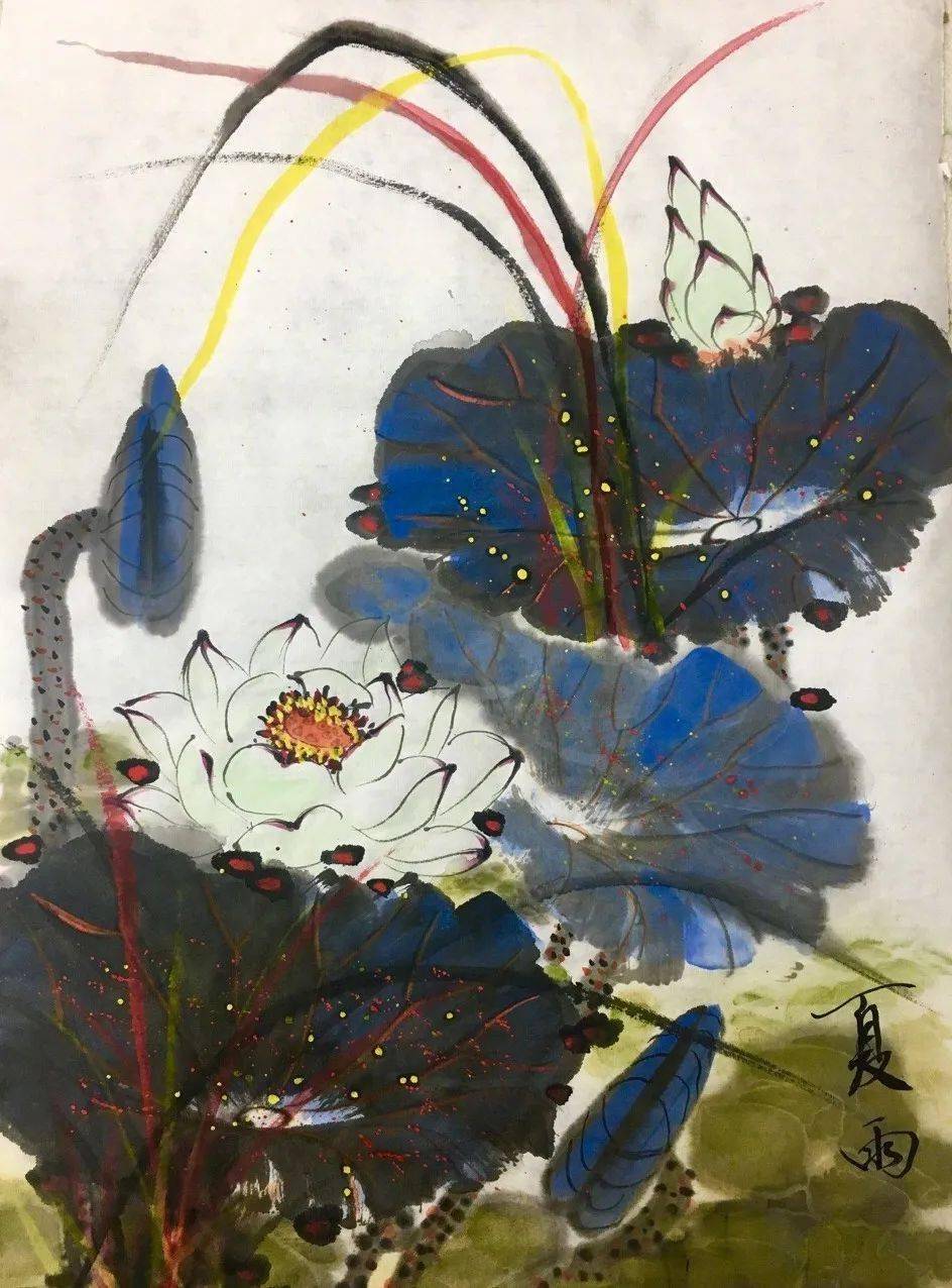 也没有说一定要画成啥样,画着画着就上瘾了,写意,工笔都画.