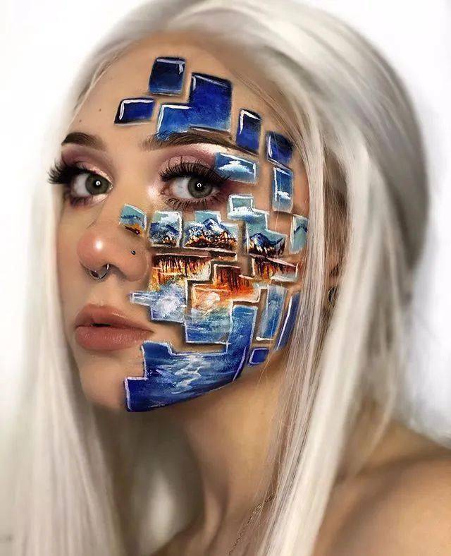 赏析美妆博主irisgrace彩绘妆容集锦