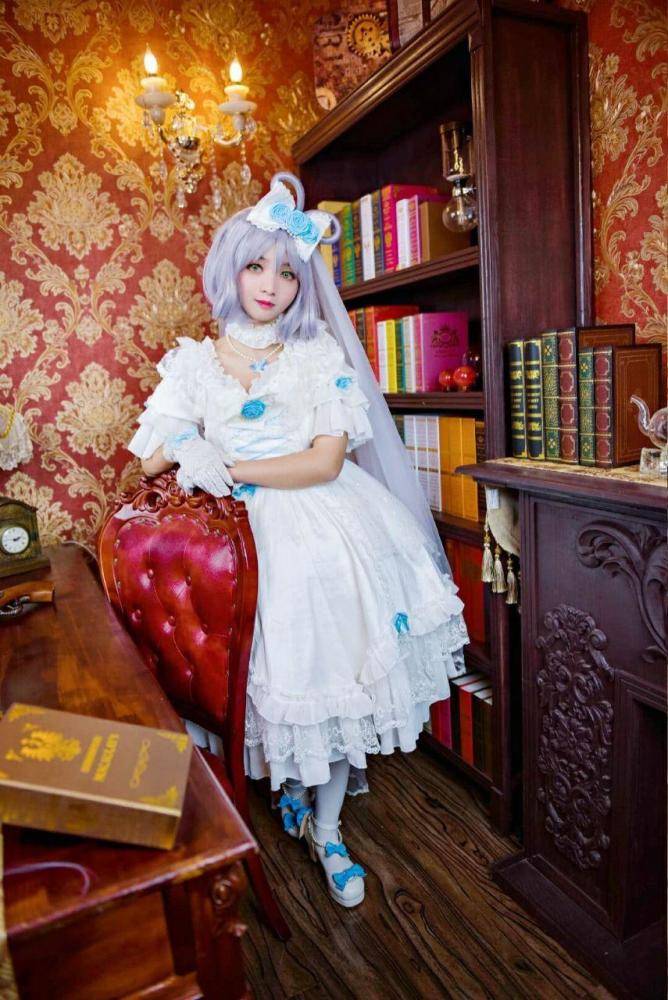 洛天依的纯白花嫁,太好看了吧!