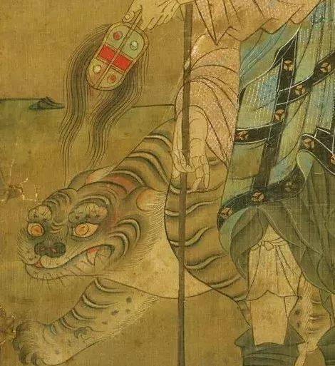 敦煌遗珍 | 行脚僧画卷_竹笈