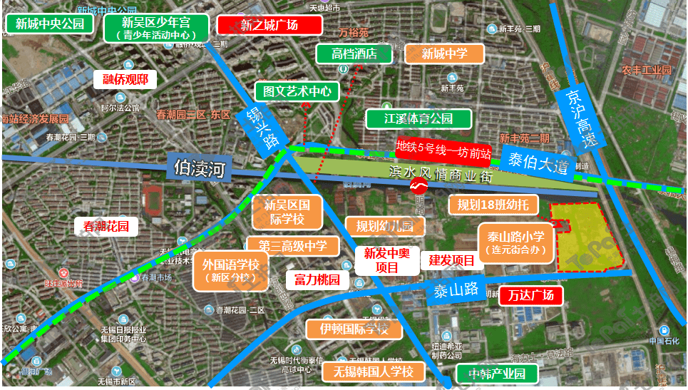 无锡万达广场地铁公园都来了新吴这个区域还将迎来135亩全新宅地