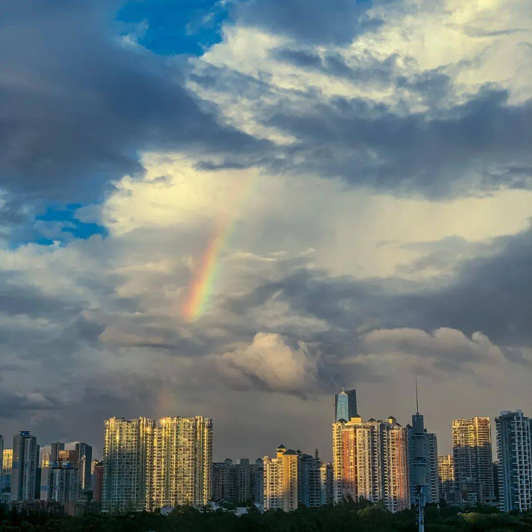 今天,深圳惊现双彩虹,刷屏朋友圈!