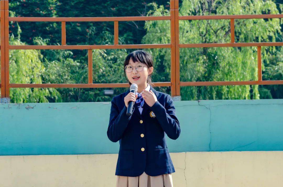 祝福高三放飞梦想记青岛二中本学期第九次升旗仪式