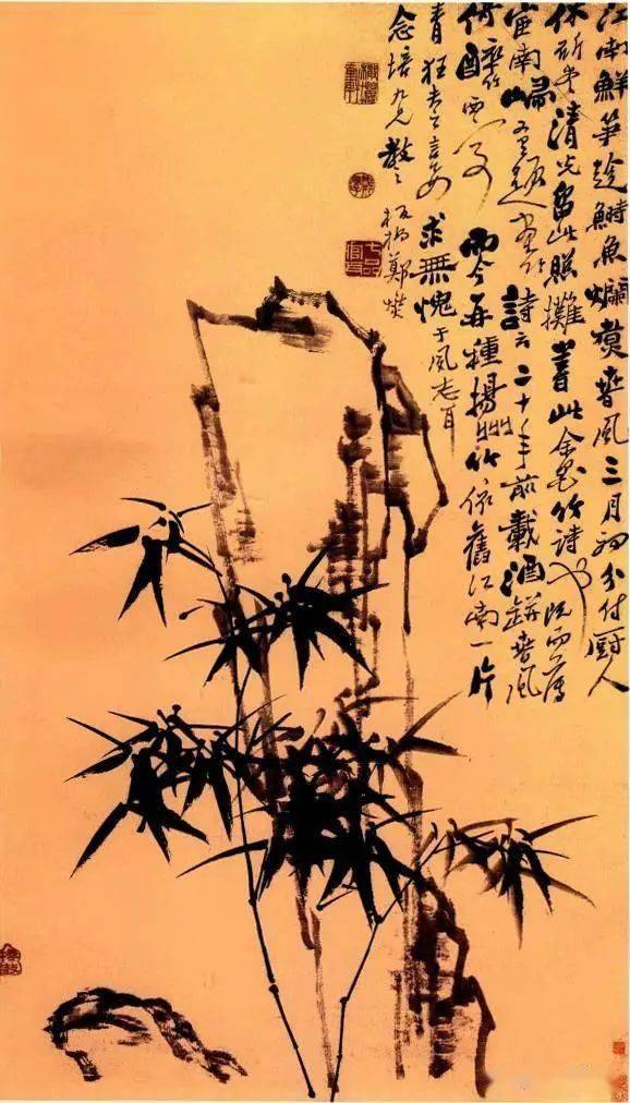 清郑板桥兰竹石作品欣赏