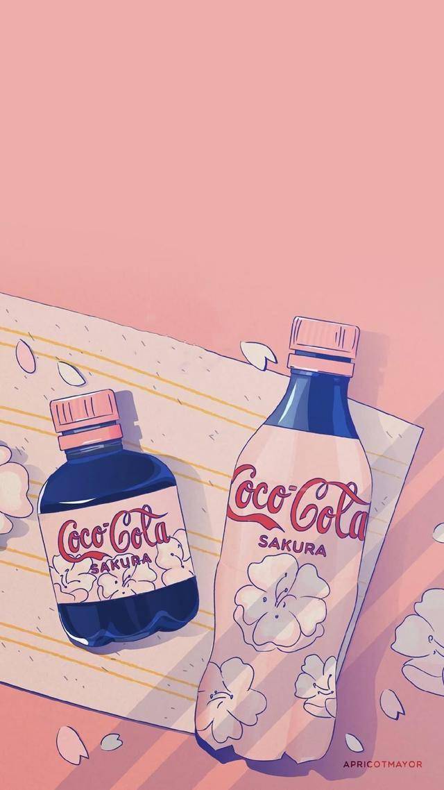 樱花粉治愈系壁纸插画师apricotmayor作品分享