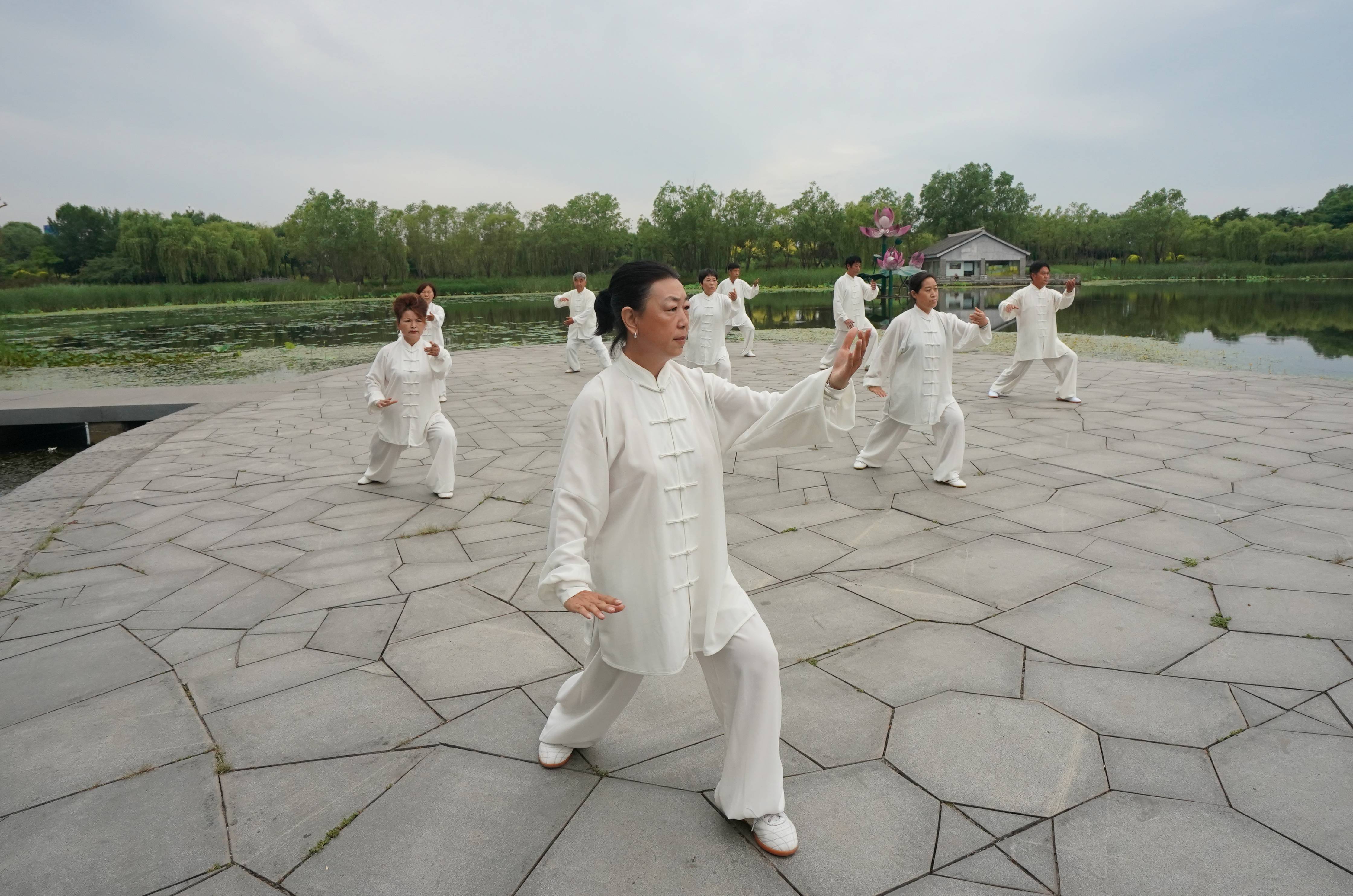 全民健身——晨练太极