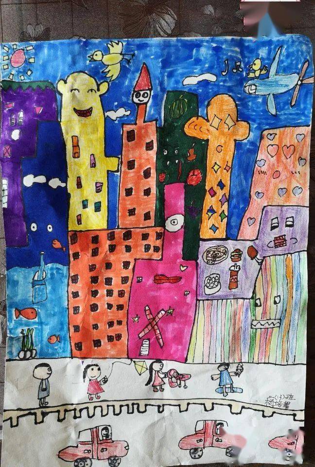 绘画类 碧岭小学 一(5)班94 李婉冰 《动起来》 绘画类 坪山区实验