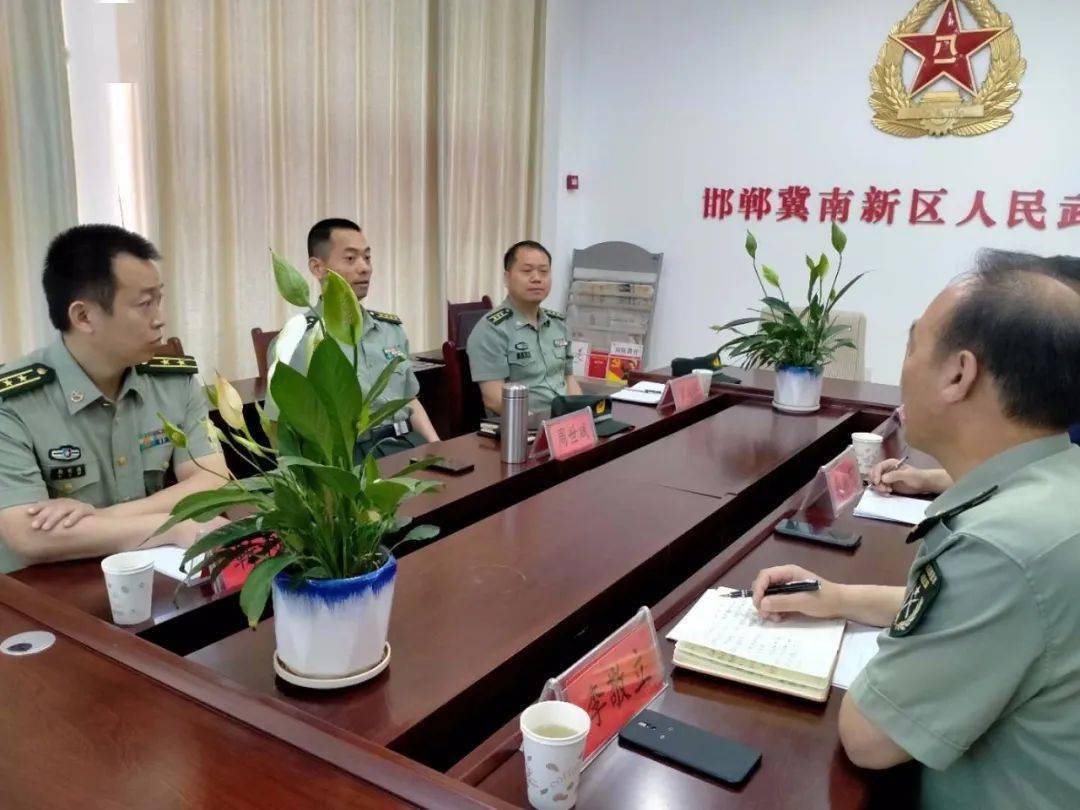 邯郸军分区政委周世斌到冀南新区调研基层武装阵地建设工作