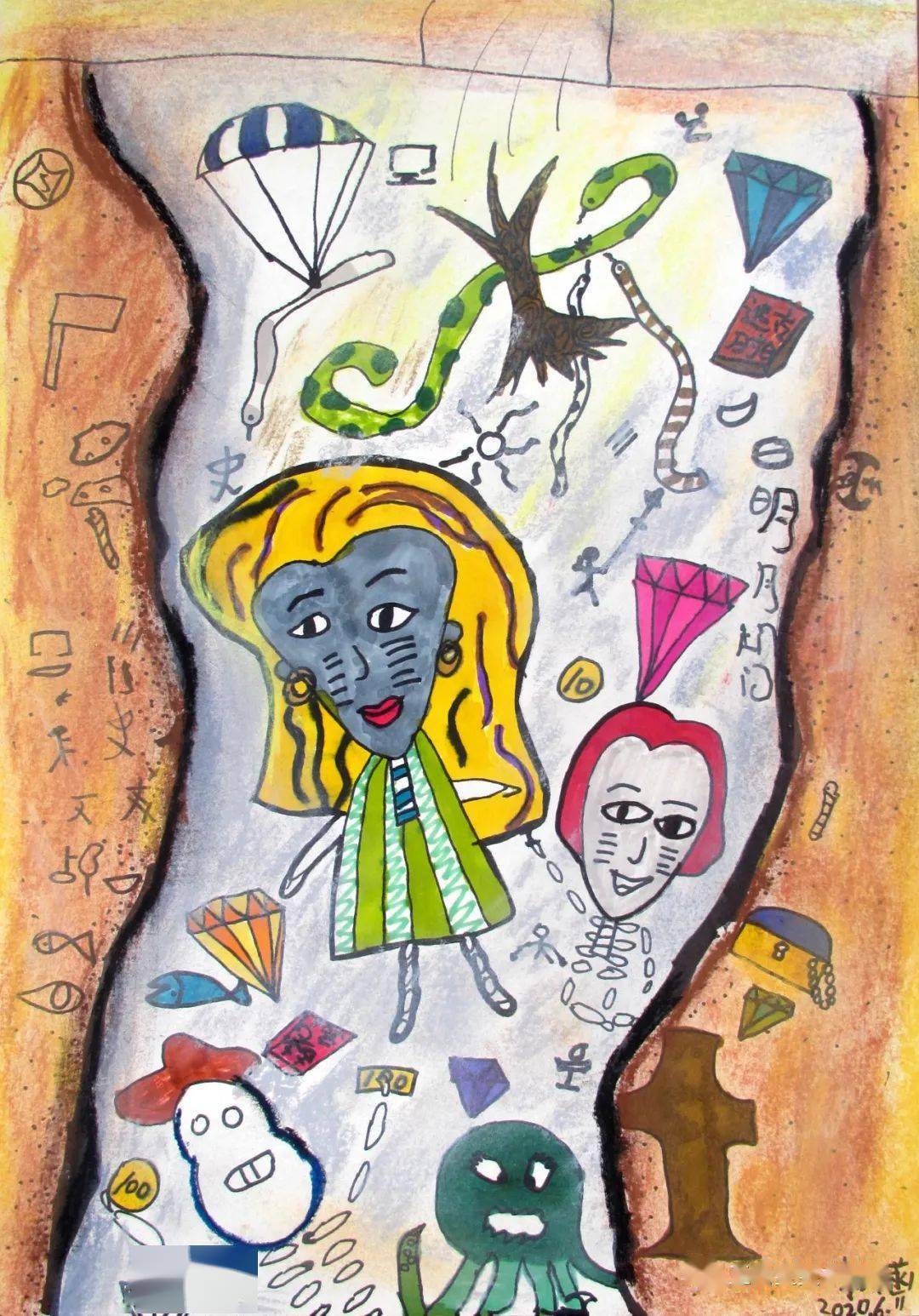 童庭雅(岩浆探险)朱思璇(挖宝藏)胡希臻(地铁惊魂)第三组(从上至下