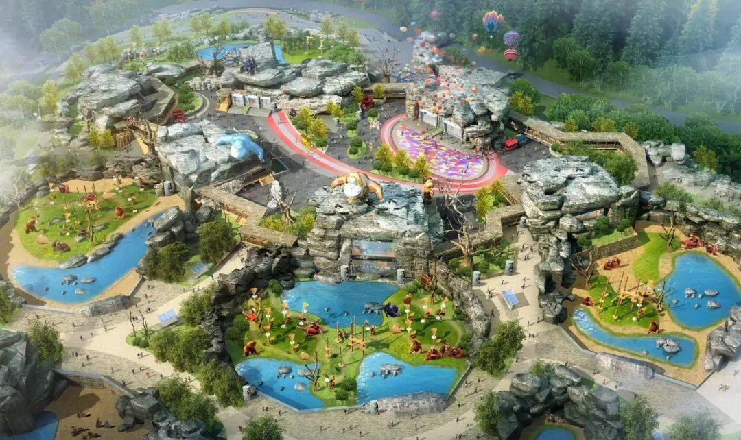 上饶市野生动物园猩球宝藏效果图●上饶市野生动物园熊猫小镇效果图