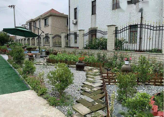 助力花博园艺赛,崇明农家小院变花园