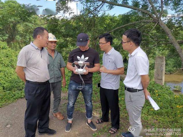 临高县级河长多形式多手段落实开展常态化巡河调研工作