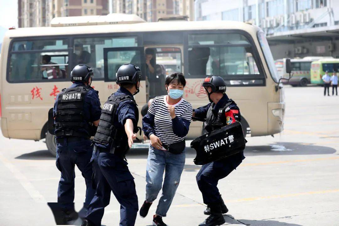 超燃安溪光德车站反恐演练现场直击