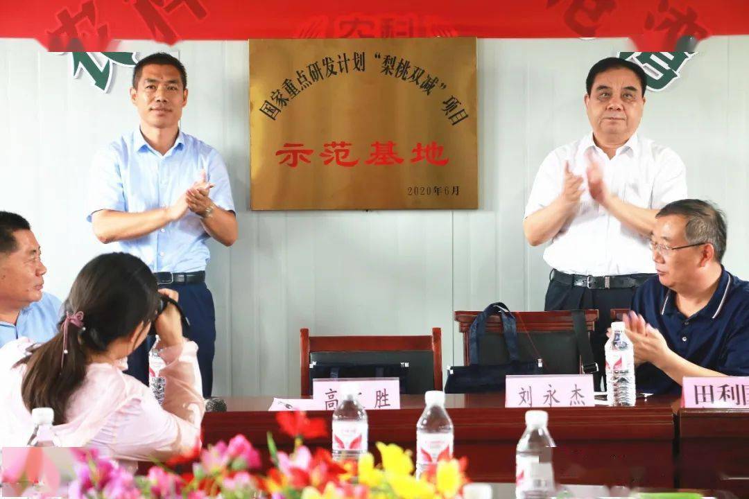 "梨桃双减"项目情况,山东省农业农村厅果茶技术推广站站长高文胜讲话