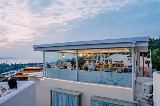 福利1000㎡露台咖啡厅超美夕阳海景去厦门的圣托里尼打卡