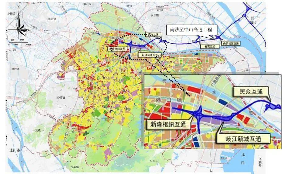无缝对接深中通道!中山至广州这条高速公路今年动工_南沙