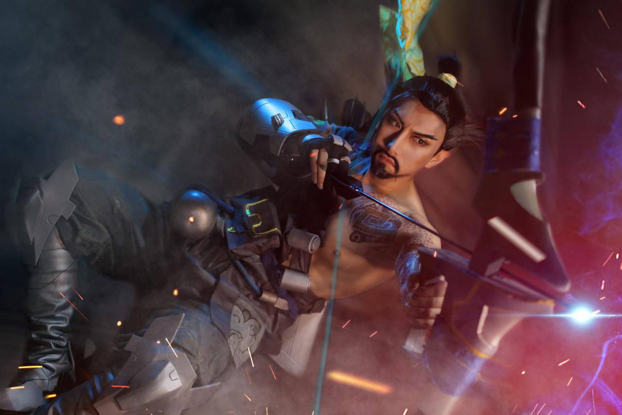 守望先锋半藏cosplay