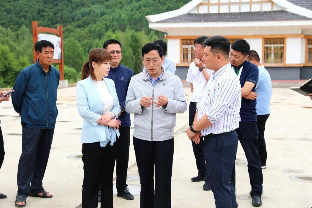 省委组织部组织三处处长辛峰到龙井市调研