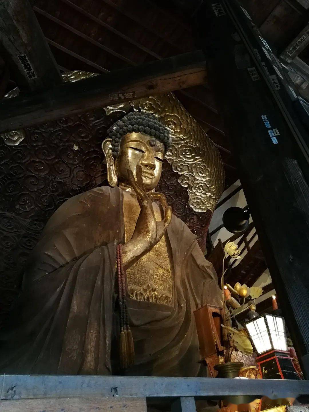 名列日本三大佛的岐阜干漆"笼大佛":老山羊分享_佛像