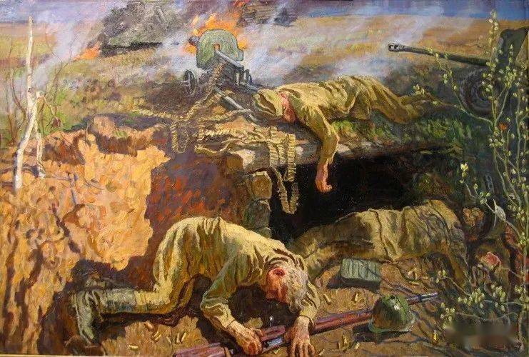 粗犷的民族,细腻的艺术:苏联卫国战争时期的绘画图集