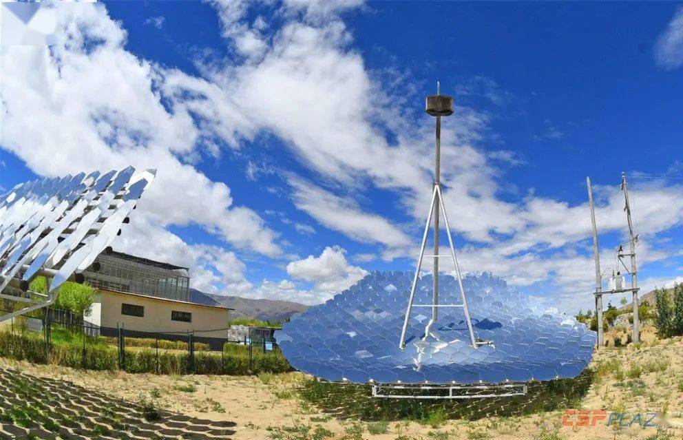 图赏西藏首座多碟共焦塔式聚光集热器建成