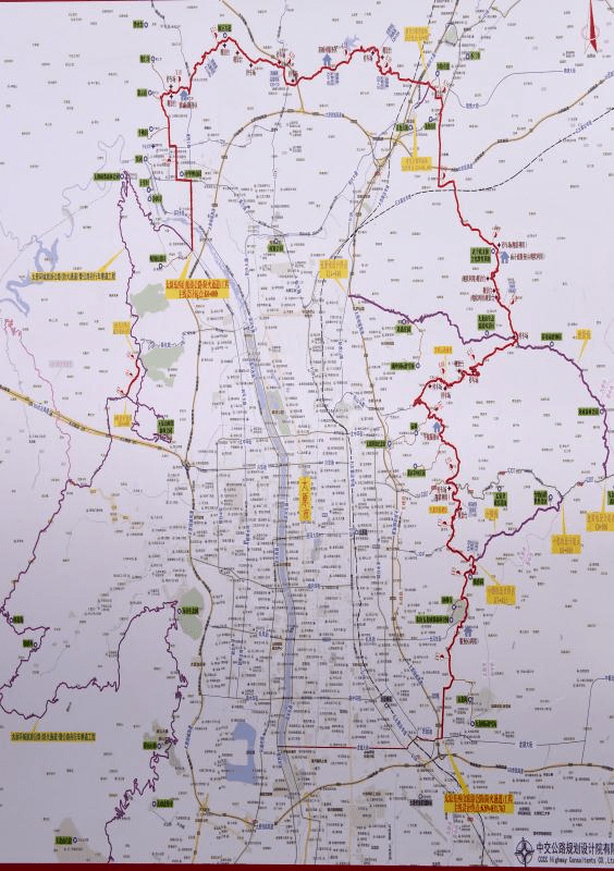 东西山旅游公路线路图图片