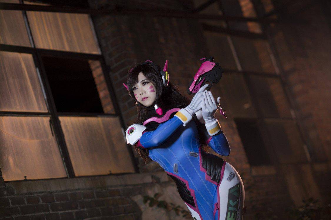 《守望先鋒》dva cosplay