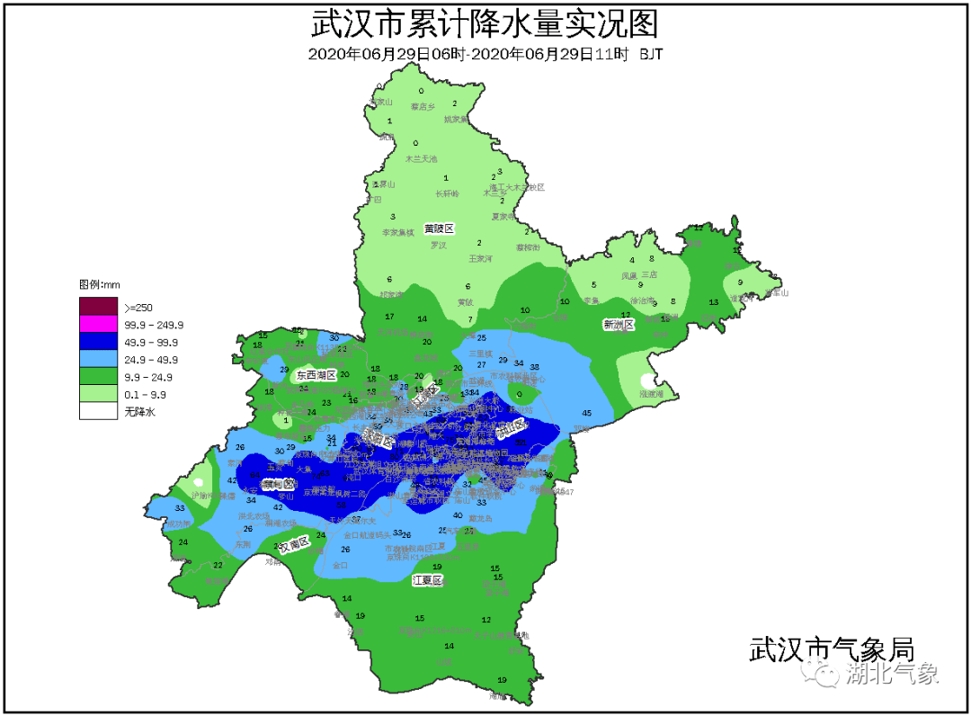 大暴雨袭击武汉城区本轮降雨已接近尾声本周湖北会出梅吗