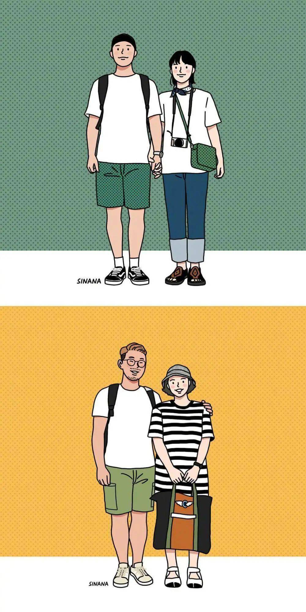 她手绘的情侣装,让单身的人也能穿